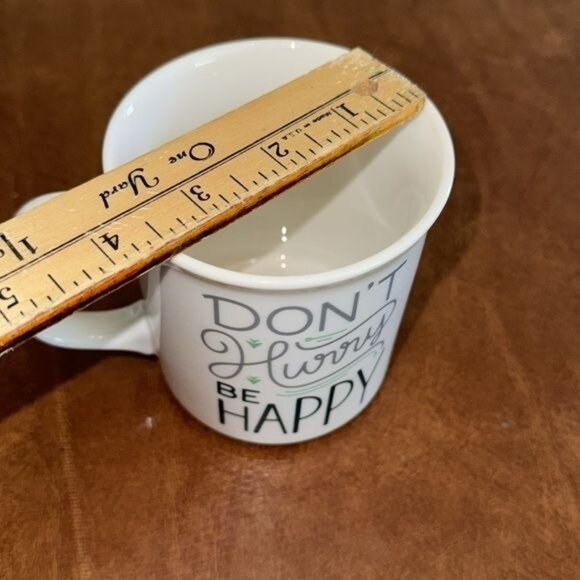 Dont Hurry Be Happy Ceramic Mug By Genuine Fred - Picture 6 of 6